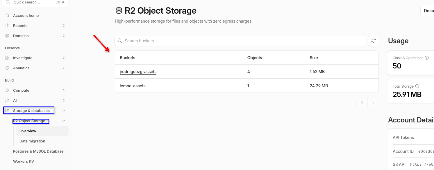 Cloudflare Buckets